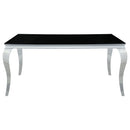 Carone 5 Pc Dining Sets Black