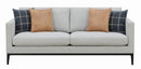 Apperson Cushioned Back Sofa Light Grey