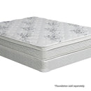 JALEN White 9" Euro Top Mattress, Twin