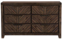 Parnell Dresser in Rustic Cherry 1648-5