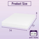 Nasturtium 8" Full Bamboo Charcoal Infused Memory Foam