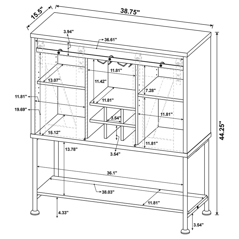 Claremont Bar & Wine Cabinet