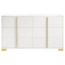 Marceline Bedroom Sets White & Black 4 & 5 Piece