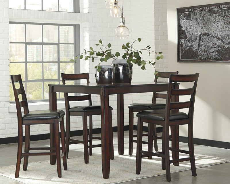 Coviar Counter Height Dining Table and Bar Stools (Set of 5)