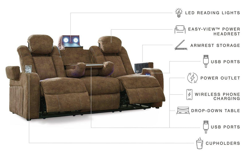 Wolfridge Power Reclining Sofa