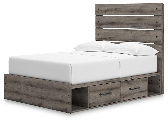 Graystorm Bed with Storage