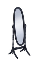 Foyet Oval Cheval Mirror Black