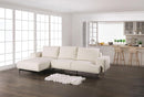 Baerum Sectional, Left & Right Chaise Beige & Gray