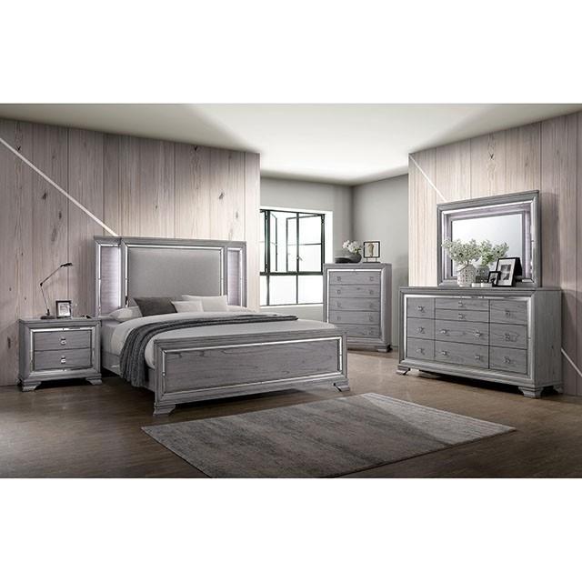 Alanis Light Gray Mirror