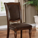 Alpena Brown Cherry/Espresso Arm Chair & Side Chair (2/CTN)