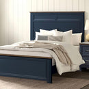 Pinetop 4 & 5 Piece Twin Bedroom Set White & Blue