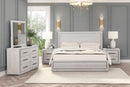 Crowthorne E.King & Queen Bed Grey & White