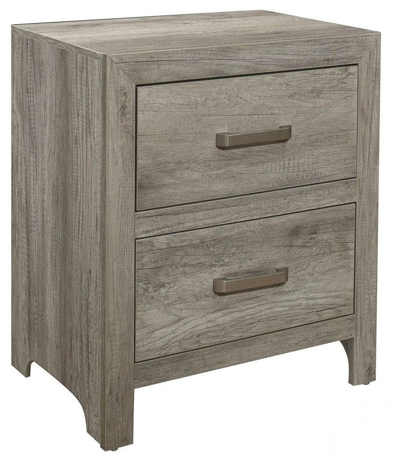 Mandan 2 Drawer Nightstand in Weathered Gray 1910GY-4 image