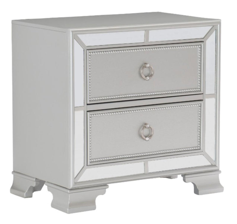 Avondale Nightstand in Silver 1646-4