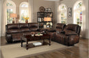 Mahala Power Double Reclining Loveseat in Brown 8200BRW-2PW