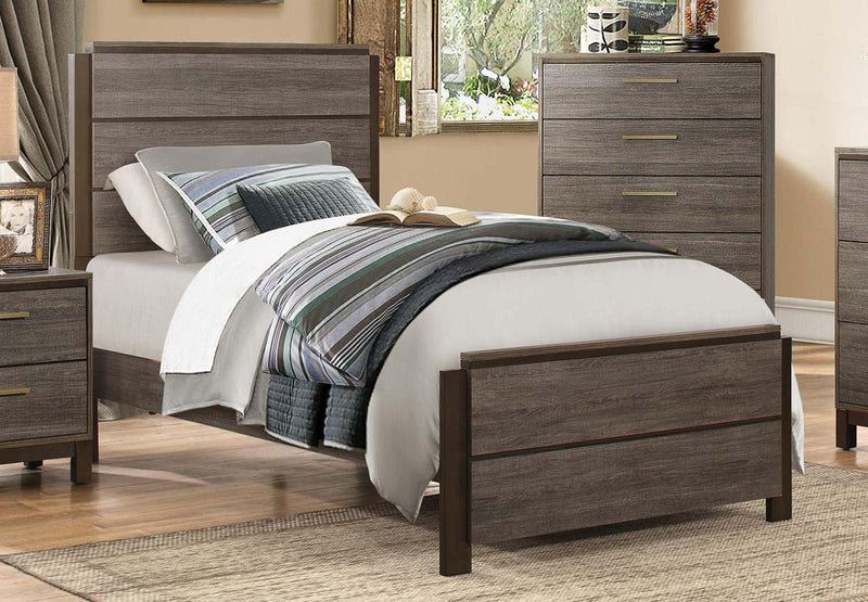 Vestavia Twin Bed in Gray 1936T-1 image