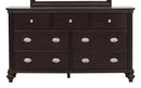 Marston 7 Drawer Dresser in Dark Cherry 2615DC-5