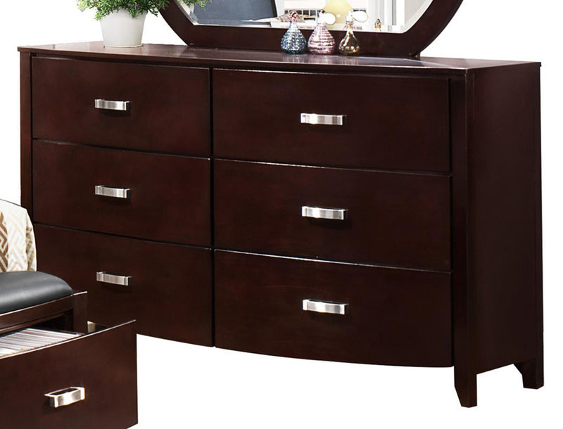 Lyric 6 Drawer Dresser in Dark Espresso 1737NC-5 image