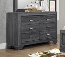 Beechnut 6 Drawer Dresser in Gray 1904GY-5