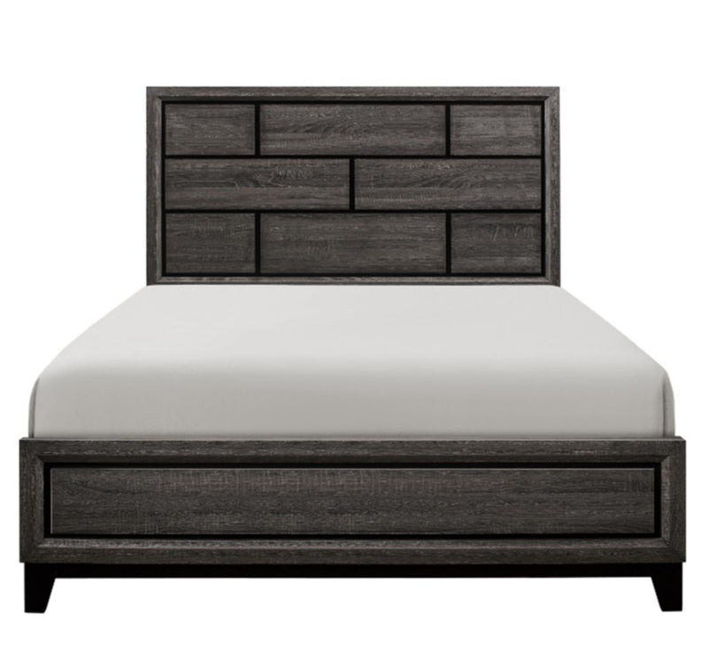 Davi Queen Panel Bed in Gray 1645-1* image