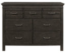 Blaire Farm Dresser in Saddle Brown Wood 1675-5