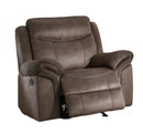 Aram Glider Reclining Chair in Dark Brown 8206NF-1