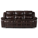 Bastrop Double Reclining Sofa in Brown 8230BRW-3