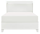 Kerren Queen Platform Bed in White 1678W-1*
