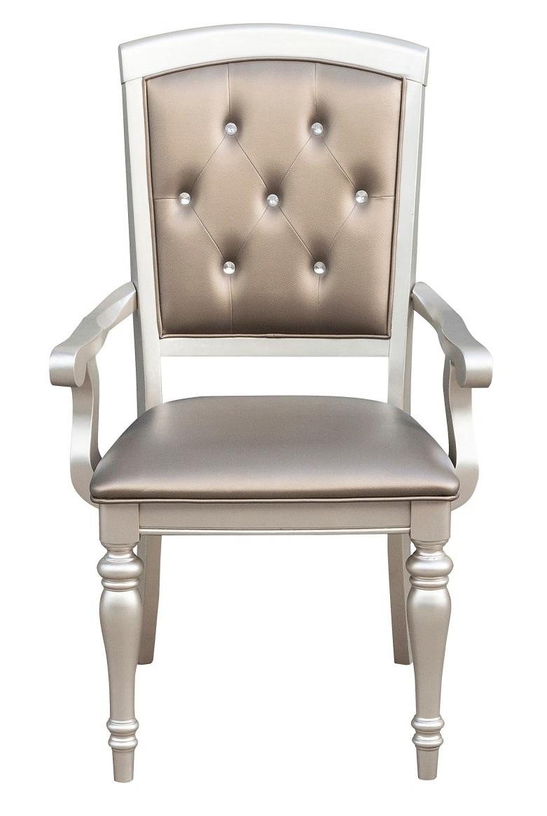 Orsina Arm Chair in Silver (Set of 2) image