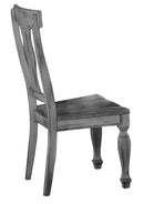 Fulbright Side Chair in Gray (Set of 2)