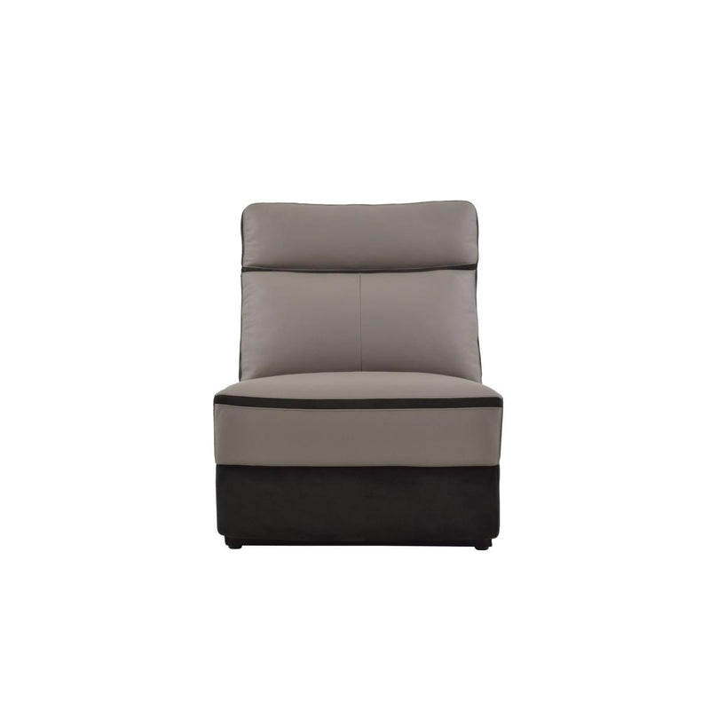 Laertes Power Armless Reclining Chair in Taupe Gray 8318-ARPW image