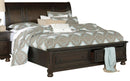 Begonia King Platform Bed in Gray 1718KGY-1EK*