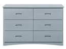 Orion 6 Drawer Dresser in Gray B2063-5