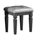 Allura Vanity Stool in Gray 1916GY-14