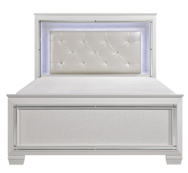 Allura King Panel Bed in White 1916KW-1EK* image