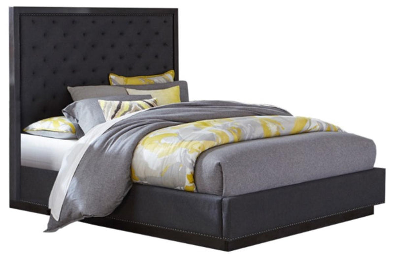 Larchmont King Upholstered Platform Bed in Charcoal 5424K-1EK* image