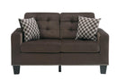 Lantana Loveseat in Chocolate 9957CH-2