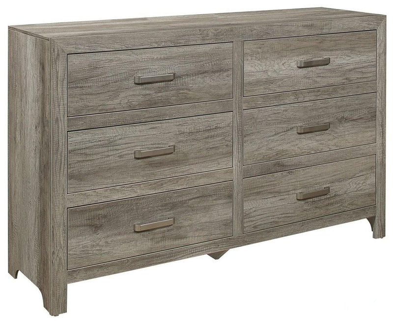 Mandan 6 Drawer Dresser in Weathered Gray 1910GY-5 image