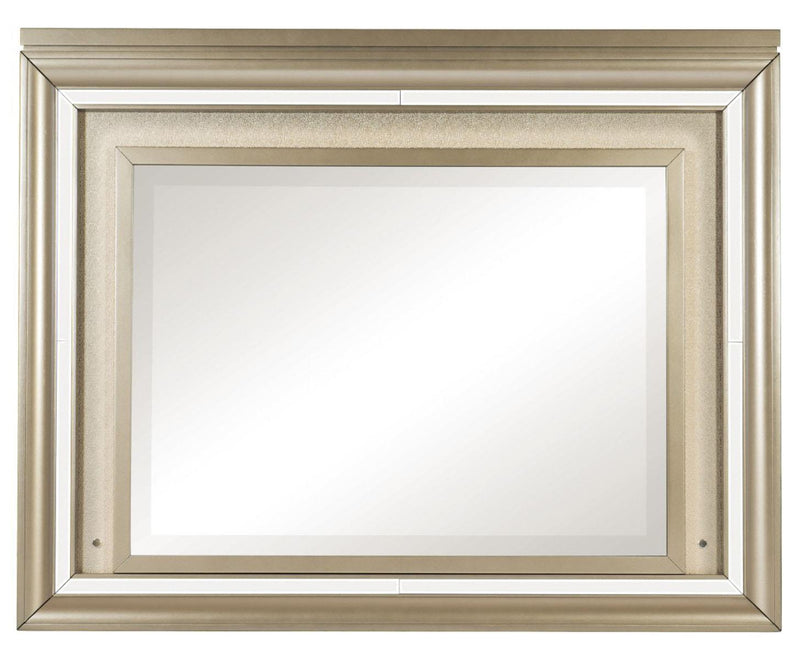 Loudon Mirror with LED Lighting in Champagne Metallic 1515-6 image