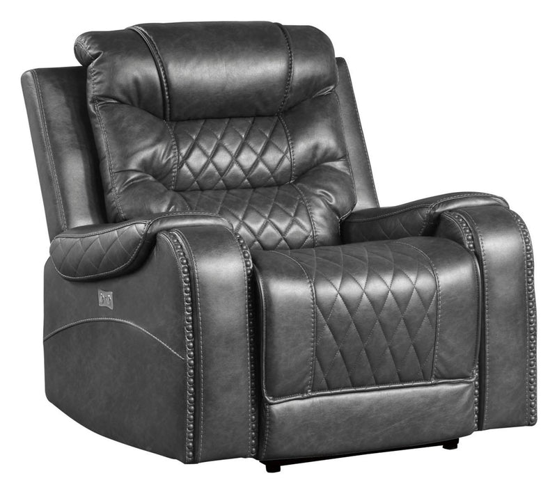 Putnam Power Reclining Chair in Gray 9405GY-1PW image