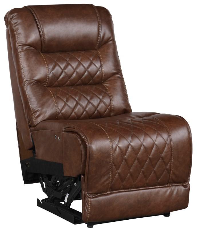 Putnam Power Armless Reclining Chair in Brown 9405BR-ARPW image