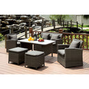 Nashira 6 Pc. Patio Dining Set