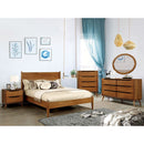 Lennart Bed Oak, Black, Gray, & White