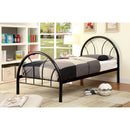 Rainbow Full Bed Black, White, Silver, Black, & Green
